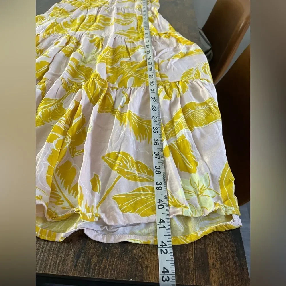 Wild Fable Leaf Print Sleeveless Tiered
Dress - Picture 10 of 11
